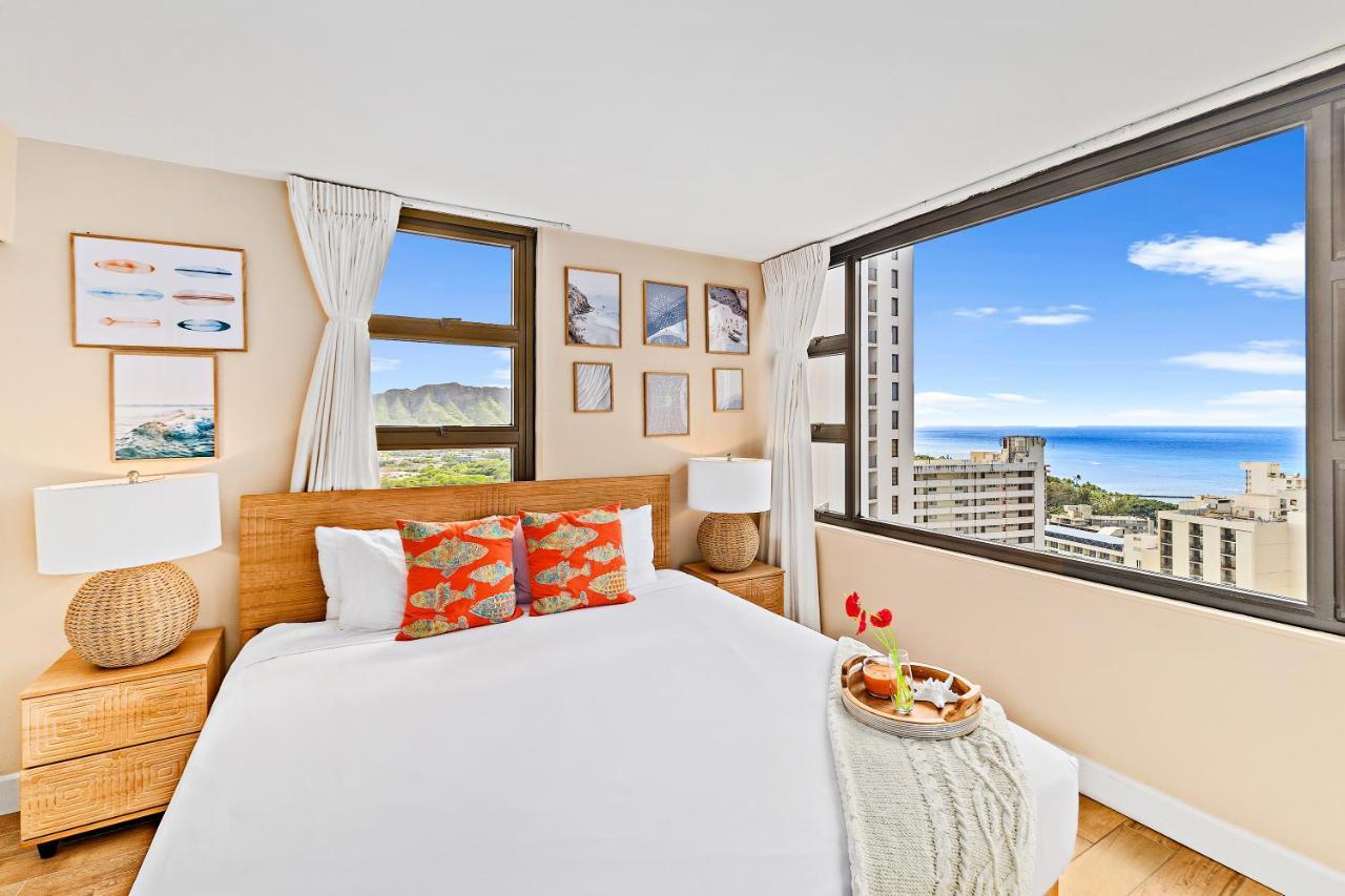 Waikiki Banyan 1Br With Great Ocean Views, Steps To Beach & Parking! Honolulu Exterior foto